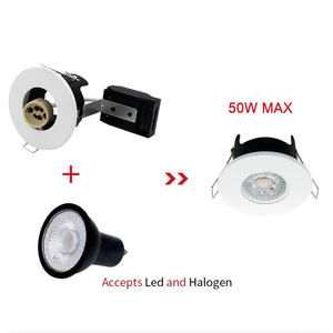 Downlight LED encastré sans cadre GU10 50W Max, étanche, ignifuge, moderne, anti-éblouissement, IP20, 220V, dimmable, pour salle de bain - Product Image 1