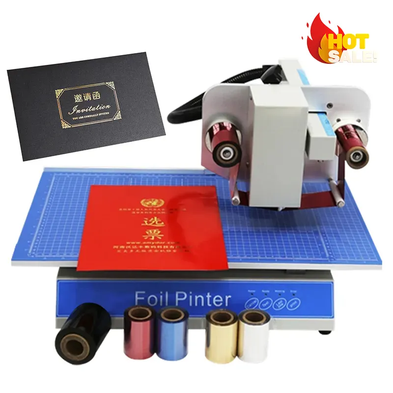 Automatic Hot Foil Machine Aluminum Gold Foil Printer, Automatic Digital Hot Foil Stamping Machine for Sale