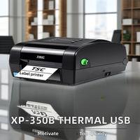 Printer Barcode Thermal Langsung TSC TH240/TH340 Resolusi 203DPI Antarmuka USB Garansi 1 Tahun Stok Stiker Perekat Sendiri QR