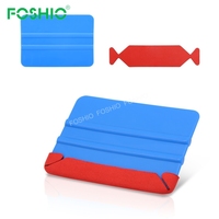 Foshio Personnaliser Voiture Fenêtre Teinte Outil En Plastique Wrap Raclette Tampon Feutre Avec 10Pcs Feutres