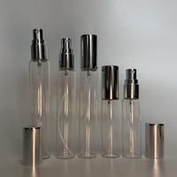 Flacon de parfum en verre cylindrique de luxe personnalisé 10 ml pour sérum de soin de la peau, masque facial, gouttes pour les yeux