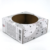 Caja de papel corrugado para niños, almacenamiento de juguetes, embalaje de fútbol con logotipo personalizado