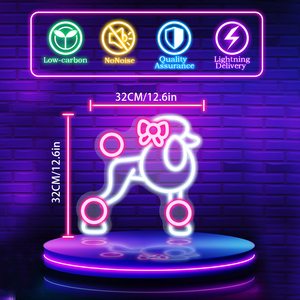 Custom Neon Sign, Personalizable Dimmable RGB Neon Light Sign, <b>Wall</b> Decor for Bedroom, Wedding, Birthday, Bar & Custom Business - Product Image 5