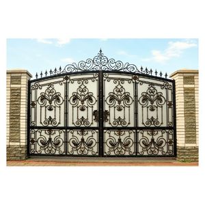 Arc de porte de <span class=keywords><strong>garage</strong></span> en <span class=keywords><strong>fer</strong></span> forgé Ace Portes en acier Conceptions de porte de villa en <span class=keywords><strong>fer</strong></span> forgé Portes en <span class=keywords><strong>fer</strong></span> forgé Double extérieur - Product Image 1