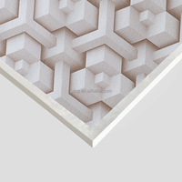 Plaques de plafond en plâtre laminé PVC ignifuges et résistantes à l'humidité, personnalisables pour les projets résidentiels et commerciaux