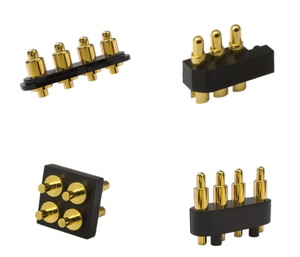Conectores Pogo Pin de Alta Corriente 3A 5A 12V con Resorte, Tipo DIP/SMT/Angular, IP67, Chapados en Oro, Grado Médico, Personalizados de Fábrica - Product Image 1