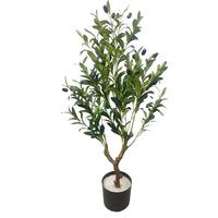 Künstlicher Olivenbaum 90cm Künstlicher Olivenbaum im Topf Kleine Pflanze für Regal Schreibtisch Eingangsbereich Deko Kein Gießen OEM Maßanfertigung