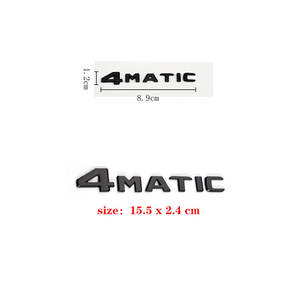 4 Matic Badge nuevas pegatinas de coche antiguo para mercedes-benz serie W204 W205 W211 W203 4WD maletero trasero reacondicionamiento Interior decoración exterior - Product Image 6