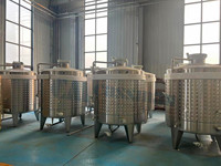 Réservoir de stockage sous pression Cassman certifié CE ISO, prix bas, en acier inoxydable SUS 304 316, 3000L, épaisseur 3mm, facile à utiliser, simple ou double paroi