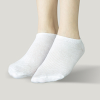 Chaussettes jetables en coton absorbant la transpiration respirantes chaussettes de compression de voyage