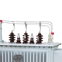 Transformateur de puissance immergé dans l'huile à trois enroulements S11, entrée 11 kV, sortie 400 V, 50 Hz 60 Hz