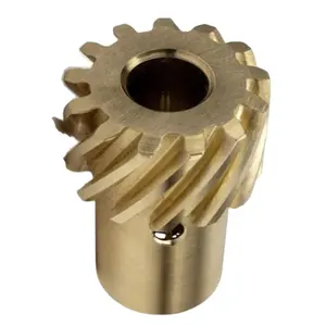 High precision CNC Bronze Distributor hollow primary Drive shaft Gears for auto car