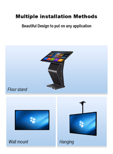 Qtenboard 32 43 55 65 inch tự phục vụ kỹ thuật số tương tác kiosk với <span class=keywords><strong>LCD</strong></span> hiển thị cho ngân hàng khách sạn thư viện - Product Image 2