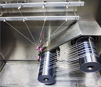 Rouleau de tirage métallique haute vitesse pour fil FDY BCF PP destiné aux machines à filer
