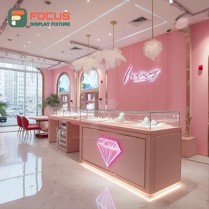 Fabricante de Vitrinas Modernas para Joyería Personalizada, Vitrina de Vidrio Templado para Mostrador de Centro Comercial - Product Image 5