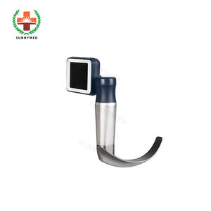 Laryngoscope vidéo d'anesthésie réutilisable jetable lame vétérinaire laryngoscope vidéo médical sans fil à 70 degrés - Product Image 3