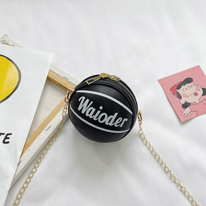 Thiết Kế Mới Trẻ Em Mini Bóng Rổ Túi Với Chuỗi Trẻ Em Quà Tặng Túi Cô Gái Nhỏ Ví Và Túi Xách - Product Image 2