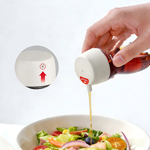 <span class=keywords><strong>Pot</strong></span> à huile d'olive écologique pour la cuisine, couvercle en verre de sodium et de calcium avec fonction anti-fuite, forme cylindrique pour le camping - Product Image 2