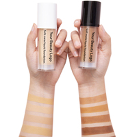 Label privé fond de teint liquide mat longue durée résistant à l'eau contrôle de l'huile correcteur végétalien maquillage blanchissant pour le visage
