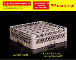 Cestas para <span class=keywords><strong>Lavavajillas</strong></span> con Compartimentos para Vasos y Tazas, las Más Vendidas del <span class=keywords><strong>2023</strong></span>, con 9/16/20/25/36/49 Compartimentos, Estantes para Vasos, Marco para Tazas, Cesta para Tazas - Product Image 3