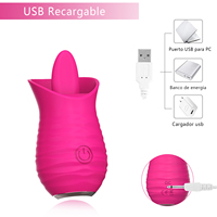Aiersha Klitoris nippel Pussy Zungen licker Vibrator starke Zungen stimulation Vibrator für Frau