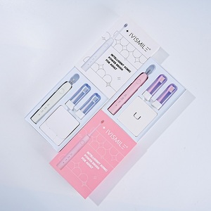 <span class=keywords><strong>Brosse</strong></span> à dents électrique portable à haute vibration avec étanchéité IPX7 et 3 modes de blanchiment des dents - Product Image 1