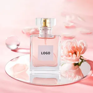 Bouteille De Parfums personalizado al por mayor botella de fragancia cuadrada Flacon De Parfum botellas de Perfume en aerosol vacías de lujo