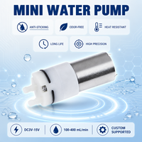 Pompe à diaphragme micro pour liquides, moteur DC 3V-15V, inodore, auto-amorçante, contrôle précis du débit, OEM, basse pression, garantie 1 an