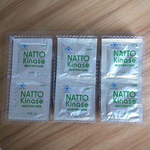 Personalizzare il Logo Natto polvere liofilizzata in polvere nattokinasi organica pressione sanguigna sana e immunità