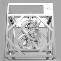 Impresora 3D FGF de pellets, modelo automático, nueva máquina de impresión 3D con doble extrusor, cama calefactada, conectividad USB, 1 año de garantía, buenos precios.