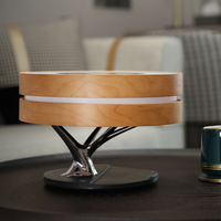 BIFANG Chargeur sans fil à induction personnalisé avec logo, rapide 10W, en bois de bambou, Type-C, sortie 5V/1A, entrée 5V/2A, lampe de table