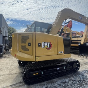 Mini-excavatrice CAT 307.5 d'occasion, excavatrice sur chenilles hydraulique de 8 tonnes, machine de construction compacte - Product Image 6