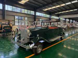 Meilleur prix, vente directe d'usine de voitures électriques classiques vertes de haute qualité pour parcs à thème - Product Image 4