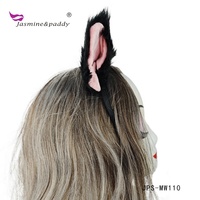 Accessoires de cosplay : Bandeau oreilles et queue de chat en peluche pour fêtes d'anime, scène, théâtre, costumes et ensembles de déguisements animaux