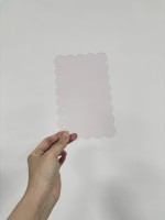Neue Acryl-Planerhülle im Blumenstil, 6-Ring-Ordner, transparente, mattierte Notizbuchhülle, A6 Acryl-Binder
