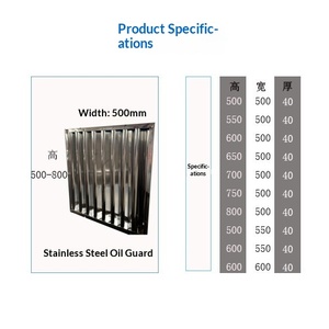 Filtre séparateur d'huile anti-goutte en acier inoxydable pour <span class=keywords><strong>hotte</strong></span> commerciale et accessoires <span class=keywords><strong>de</strong></span> cuisinière - Product Image 3