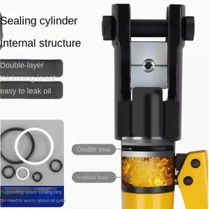 Pince à sertir hydraulique de qualité industrielle, sertisseuse manuelle sans matrice pour cosses de câbles Zhongxing YQK03 - Product Image 3