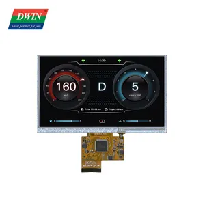 7 inch DWIN TFT LCD Display COF Ultra-thin Smart Serial Screen Touch LCD Module DMG80480F070_01W