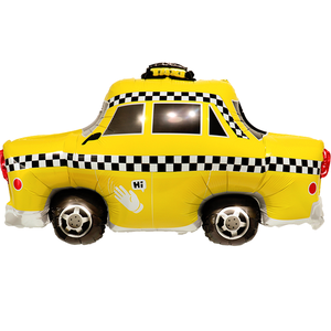 CYmylar Ballons en aluminium en forme de <span class=keywords><strong>taxi</strong></span> personnalisés NYC Ballons de <span class=keywords><strong>taxi</strong></span> à carreaux pour la décoration de fête d'anniversaire de New York - Product Image 1