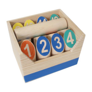 <span class=keywords><strong>Jeu</strong></span> de <span class=keywords><strong>quilles</strong></span> en bois, <span class=keywords><strong>jeu</strong></span> de <span class=keywords><strong>quilles</strong></span> de jardin, <span class=keywords><strong>jeu</strong></span> de bowling en plein air, <span class=keywords><strong>jeu</strong></span> de blocs numérotés de 12 pour les enfants pour apprendre les mathématiques et les compétences sociales - Product Image 1