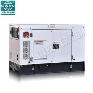 Basso consumo di carburante di raffreddamento ad acqua AC trifase 12kw 15kva generatore diesel silenzioso