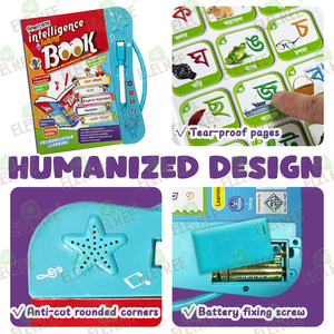 Eletree trẻ em có thể sạc lại bengali Arabic Tiếng Anh âm thanh cuốn sách nói chuyện thông minh Thông Minh Học tập nghiên cứu cuốn sách - Product Image 5