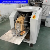 Máquina Automática de Alta Velocidad 350TG para Fabricar Bolsas de Papel Kraft con Base Cuadrada y Asas Retorcidas, Personalizadas para Regalos, Boutiques y Compras