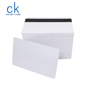 Precio de promoción del proveedor Tarjeta de tira magnética de plástico en blanco Tarjeta en blanco de PVC imprimible