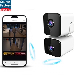 Cámara de Seguridad Panorámica 2K de Doble Lente con Detección Humana por IA, Cámara WiFi Inalámbrica con Giro e Inclinación, Visión Nocturna, Cámara IP Tuya Smart Home - Product Image 1