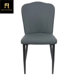 Bắc Âu hiện đại tối giản tiết kiệm không gian bàn ăn và ghế Ghế ăn kim loại hình quạt sang trọng thanh lịch - Product Image 6