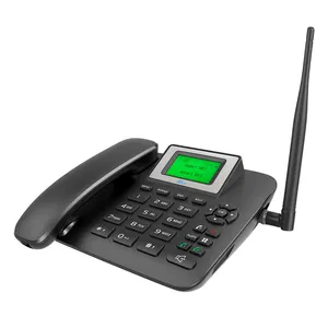 Téléphone fixe sans fil i12, 4G LTE, Support téléphonique de bureau, WIFI, point d'accès avec double carte Sim, pour le bureau et la maison