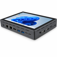 Mini PC tactile OEM ODM Intel N95 F9B avec double LAN 2.5G, ordinateur sans ventilateur pour les applications industrielles, les points de vente et les kiosques