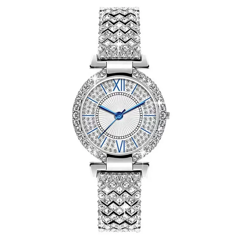 Luxe Bling Hip Hop Dames Iced Out Horloges Fashion Sterrenhemel Quartz Vrouwen Diamanten Horloge Relojes De Mujer