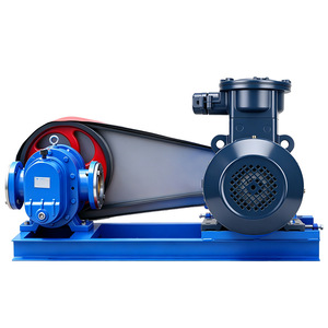 Bomba de engranajes Puss Lc Roots de 50m³/h y 40m con cuerpo de hierro fundido y accionamiento eléctrico para asfalto y petróleo crudo - Product Image 5